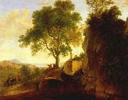 SWANEVELT, Herman van Landscape with Tall Rocks china oil painting reproduction